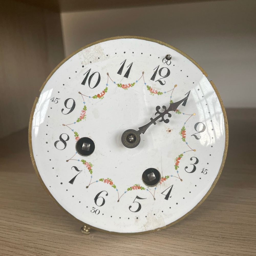 Antique French clock part